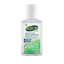 Ego Aqium AntiBacterial Hand Sanitiser with Aloe Vera 60mL