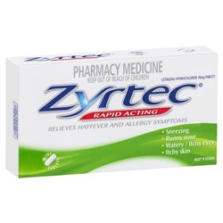 Zyrtec 10mg 60 Tablets