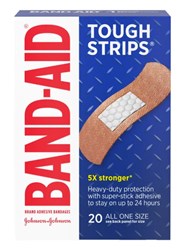 Band  Aid Tough Waterproof Regular 20 Strips