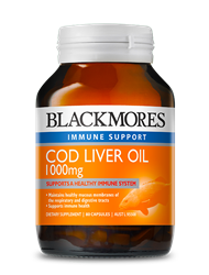 Blackmores Cod Liver Oil 1000mg 80 Capsules