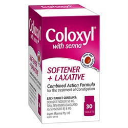 Coloxyl Senna 30 Tablets