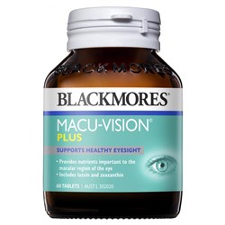 Blackmores MacuVision Plus 60 Tablets