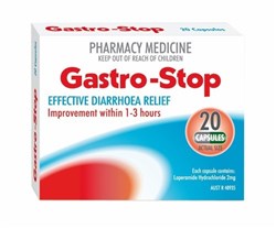 GastroStop Loperamide 20 Capsules