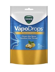 VICKS VICKS VDROP BMENTHOL 24 CTN4