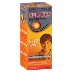 Nurofen For Children 5  12Yr Orange 200ml