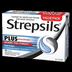 Strepsils Plus 36 Lozenges