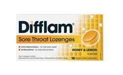 Difflam Sore Throat HoneyLemon 16 Lozenges