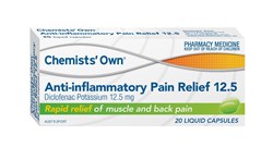 Chemists Own AntiInflammatory Pain Relief 125mg 20 Capsules