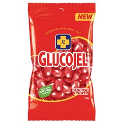 Gold Cross Glucojel Jelly Beans Red 150g