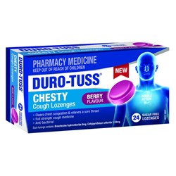 DuroTuss Chesty Berry Sugar Free 24 Lozenges