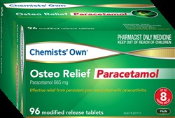Chemist Own Osteo Relief Paracetamol 665mg 96 Tablets