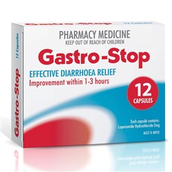 Gastro Stop Loperamide 12 Tablets