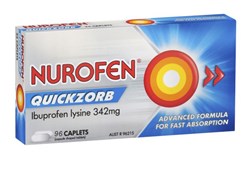 NUROFEN NUROFEN QUICKZORB CPLT 96