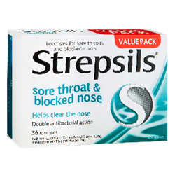 STREPSILS STREPSILS PLUS BLOCKED NOSE 36