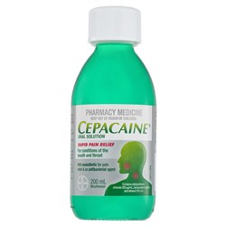 Cepacaine Oral Solution 200ml