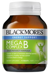 BlackMores Mega B Complex 75 Tablets