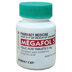 Megafol 5mg 100 Tablets
