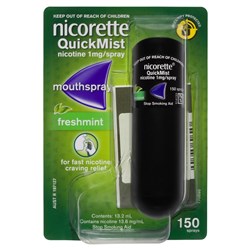 Nicorette Quickmist 150 Sprays