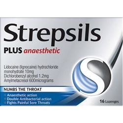 Strepsils Plus 16 Lozenges